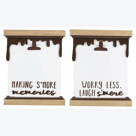 YOUNGS Wood S More Photo Clip, Assorted Color - 2 Piece 11347